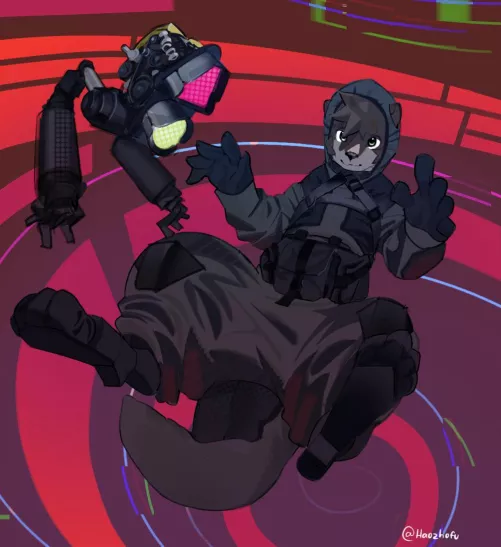 Space otter 🦦(art by me @haozhufu) by Calpico_Calpis