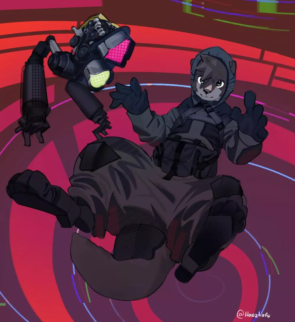 Space otter 🦦(art by me @haozhufu) posted by Calpico_Calpis