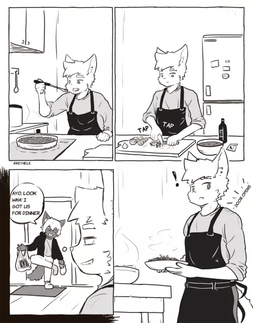 Surprise dinner by SpaceInvader_zero