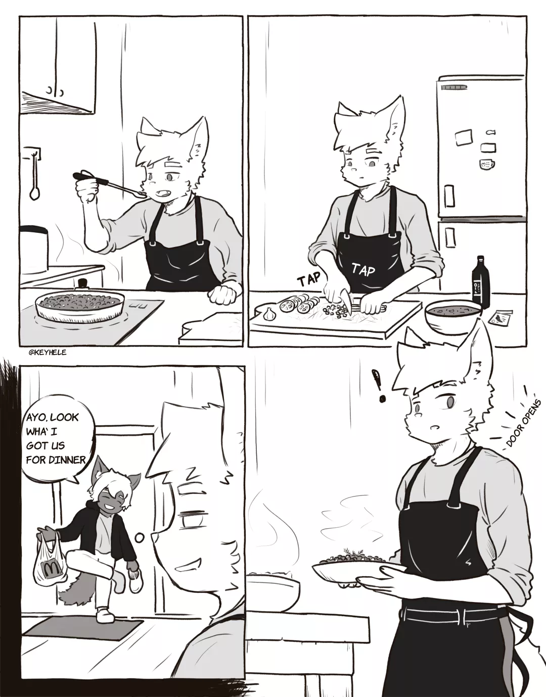 Surprise dinner posted by SpaceInvader_zero