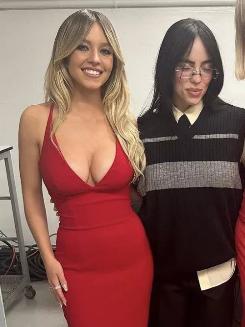 Sydney Sweeney and Billie Eilish  by Any-Celebration-6655