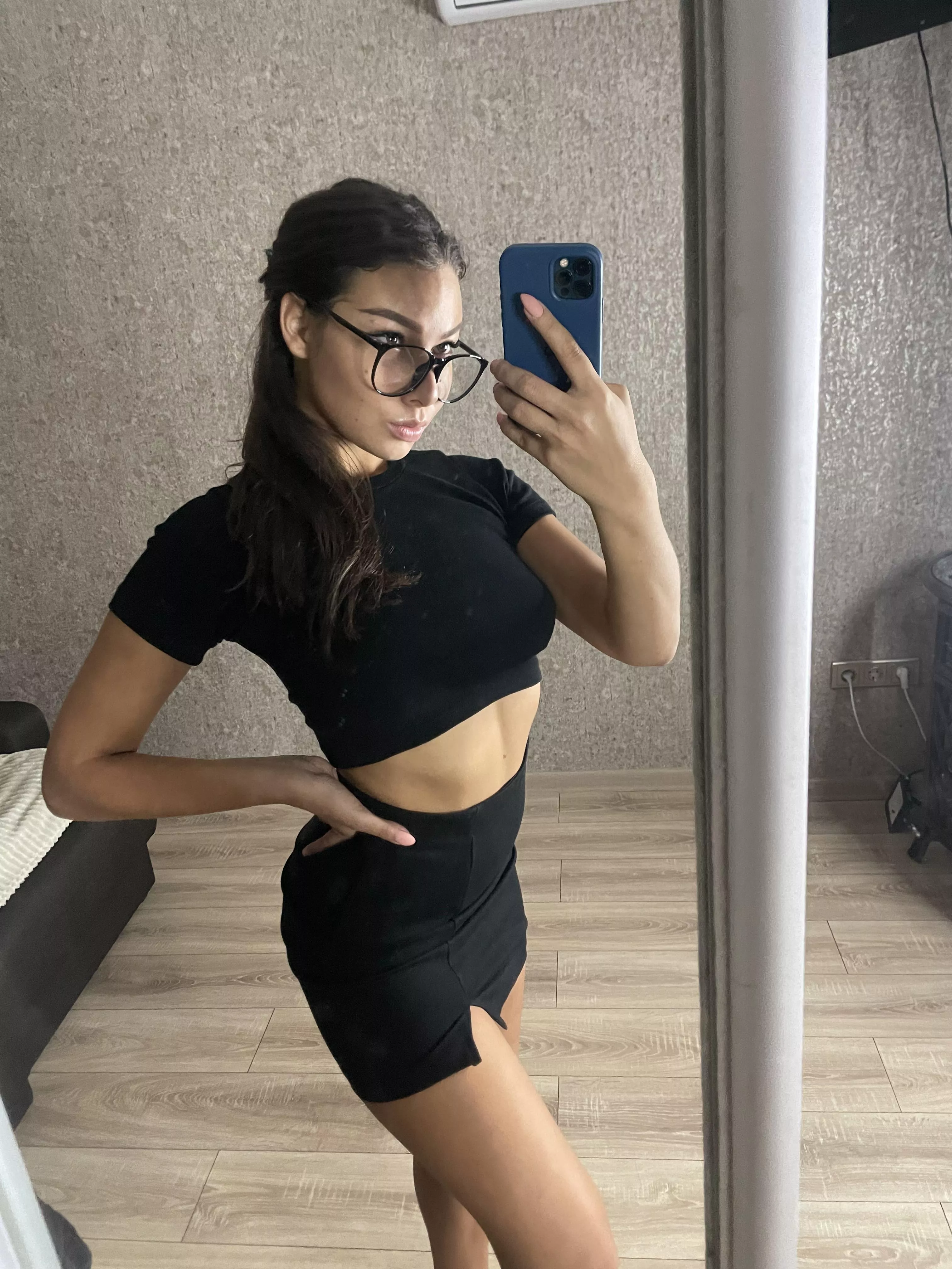 This skirt is as tight as it gets. So as I am posted by Kristy_Frost