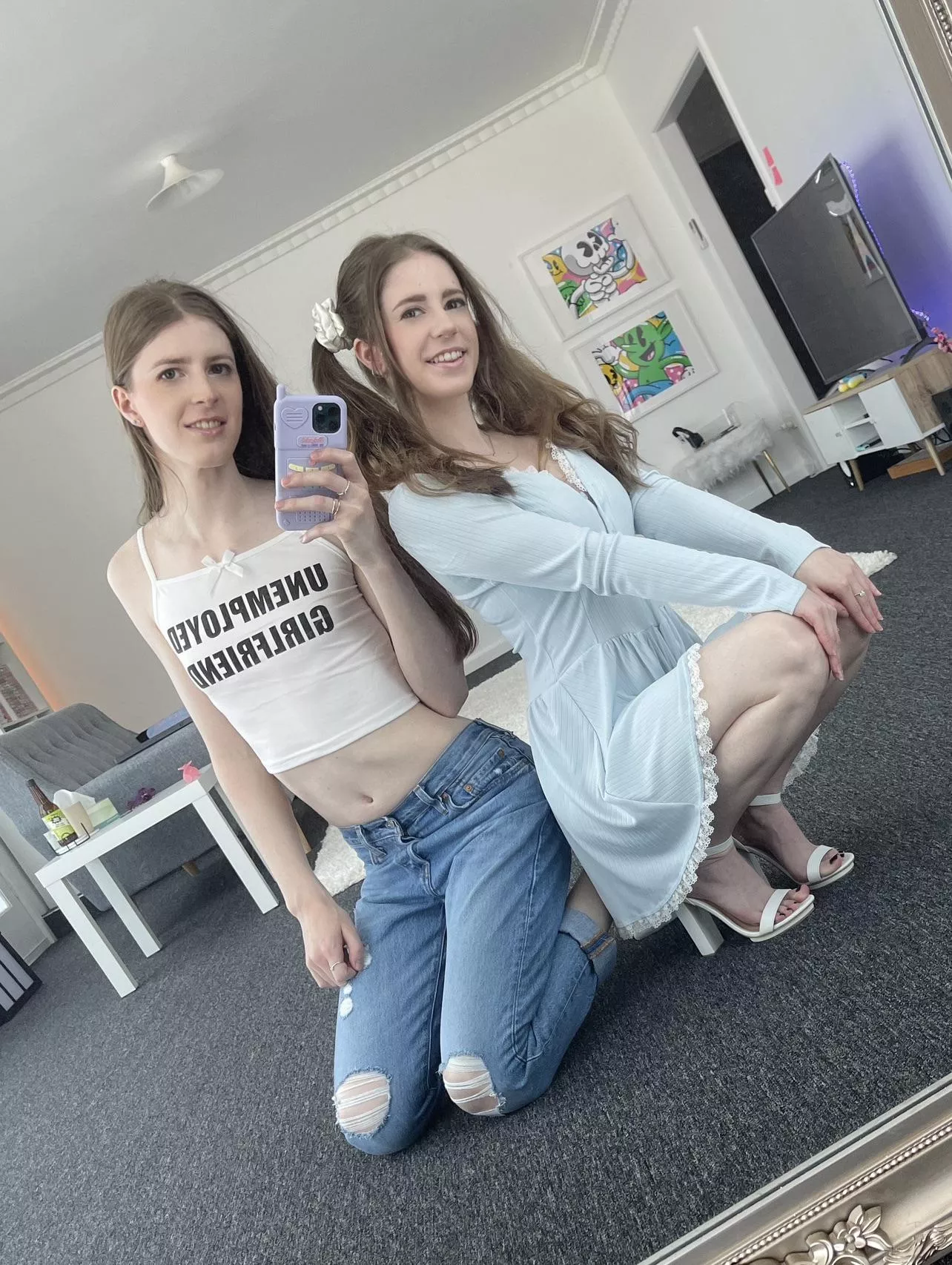 we’re ready, what time are you picking us up?  posted by ellieraelol