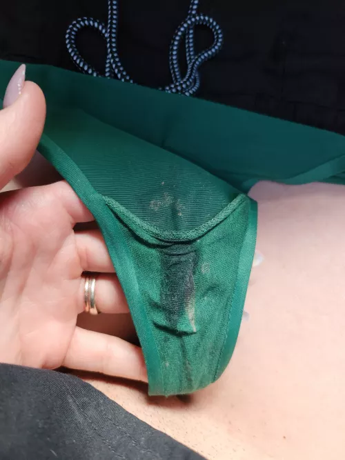 Wet spot from rubbing through my pants in my car while I was driving  by victoriakathleen