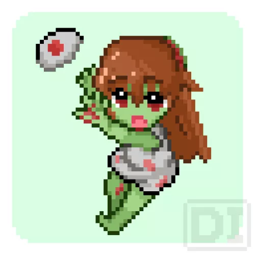 Zombie nurse | art by Darkinjection by Darkinjection