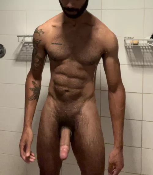 Fuck bro look what you did to me walking around the locker room with your ass hanging out of your jock! [35] by Overall_Call_969