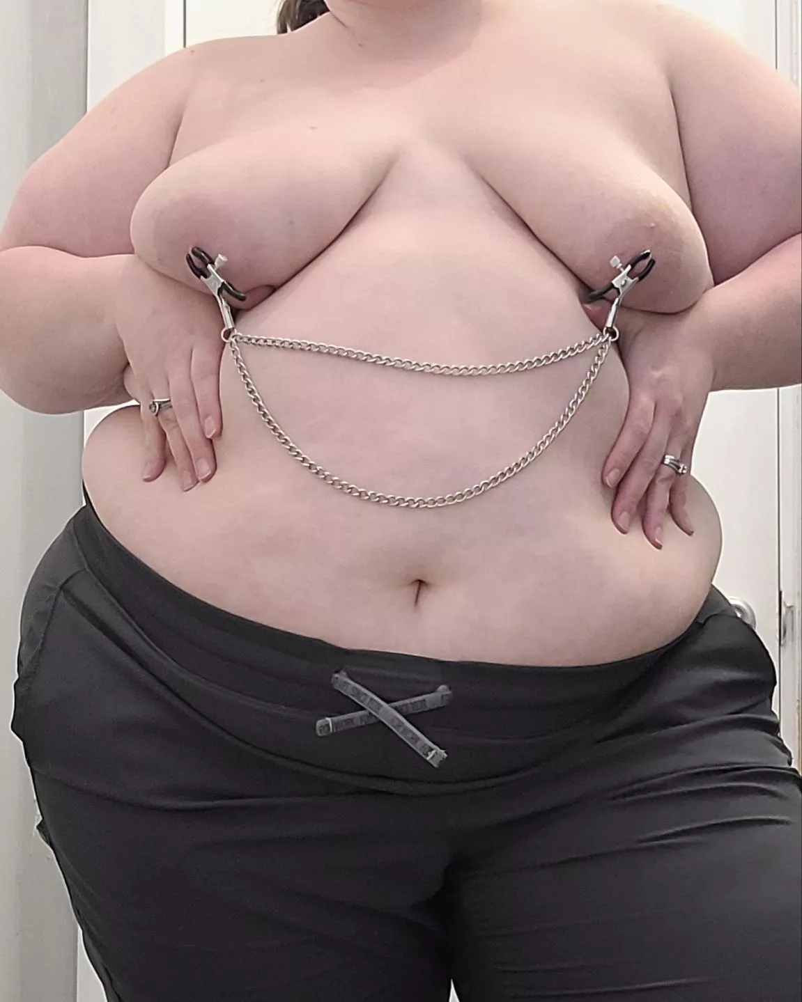 Giving them a clamp and tug before work posted by HornyEnigma321