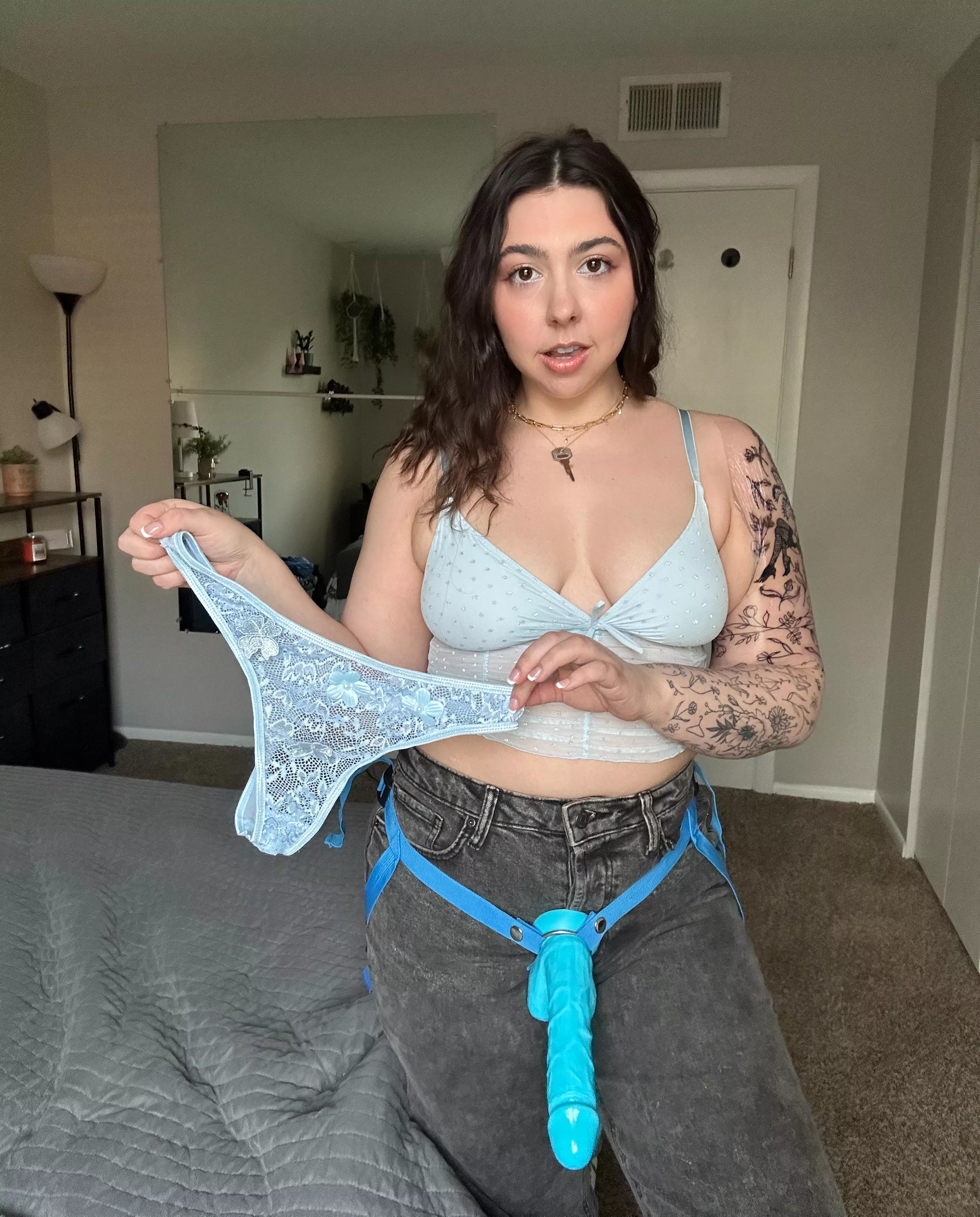 If you really wanted to be my sub, you'd beg for me to feminize you. posted by Jadesjungles