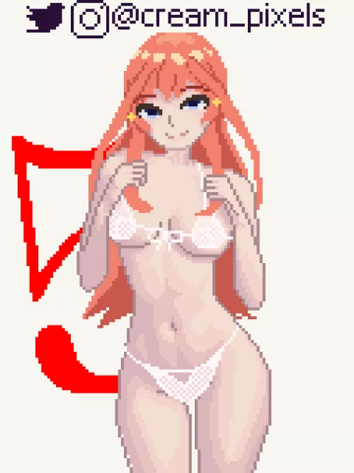 Itsuki Nakano in hot pixels by CreamPixels