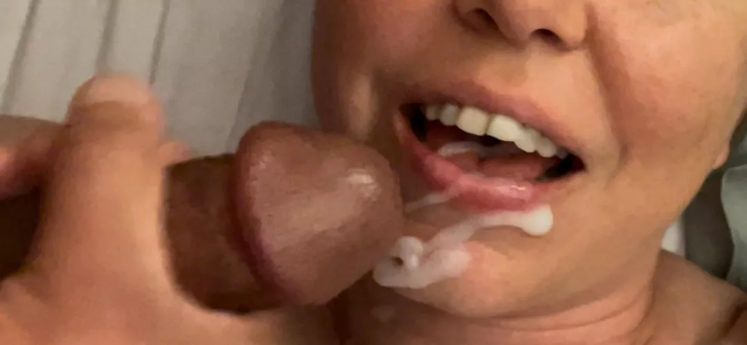 Love hot cum on my face by u349754906
