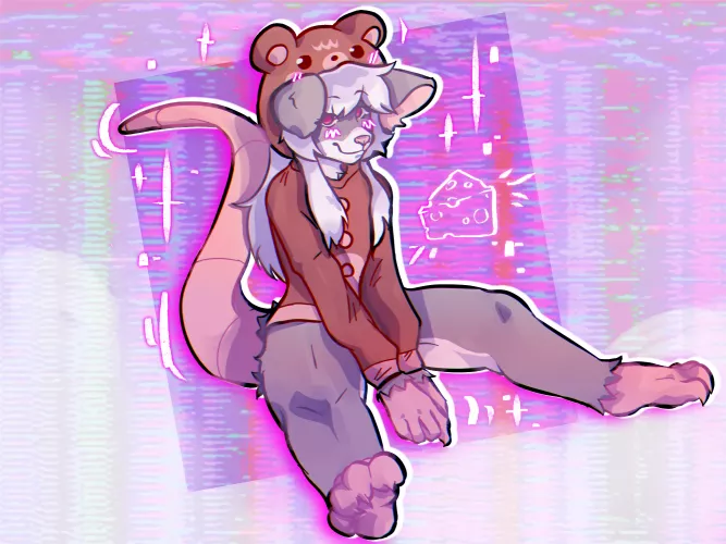 Mouse in a bear costume :3 (Moswyn) by New_To_Redding_It