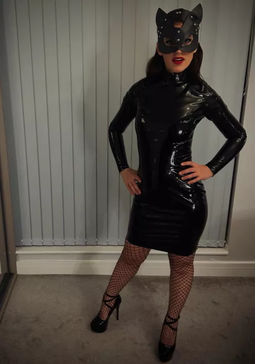 My favourite latex dress. I can't wait to put it on this weekend, so you can pull it off me again and fuck me hard. by FoscaDesires
