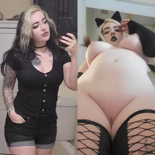 On our date vs when we get home 😈 by ValerieVampyr