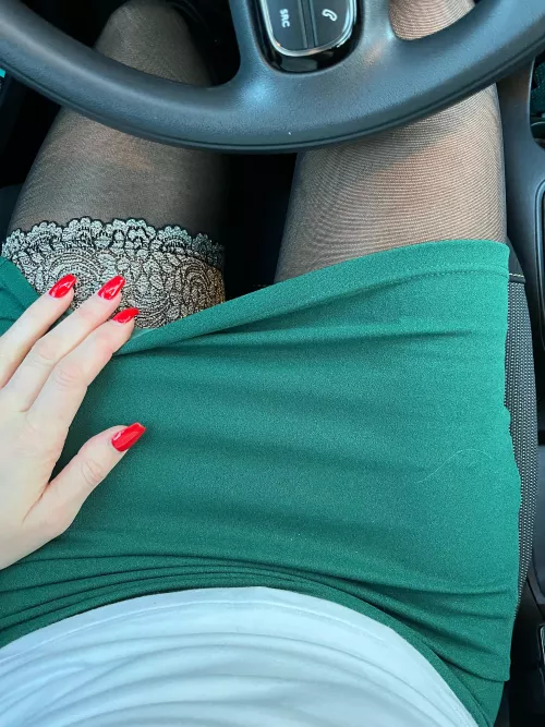 Pantyhose and Stay-Ups on their way into the office by Germany_Fashion