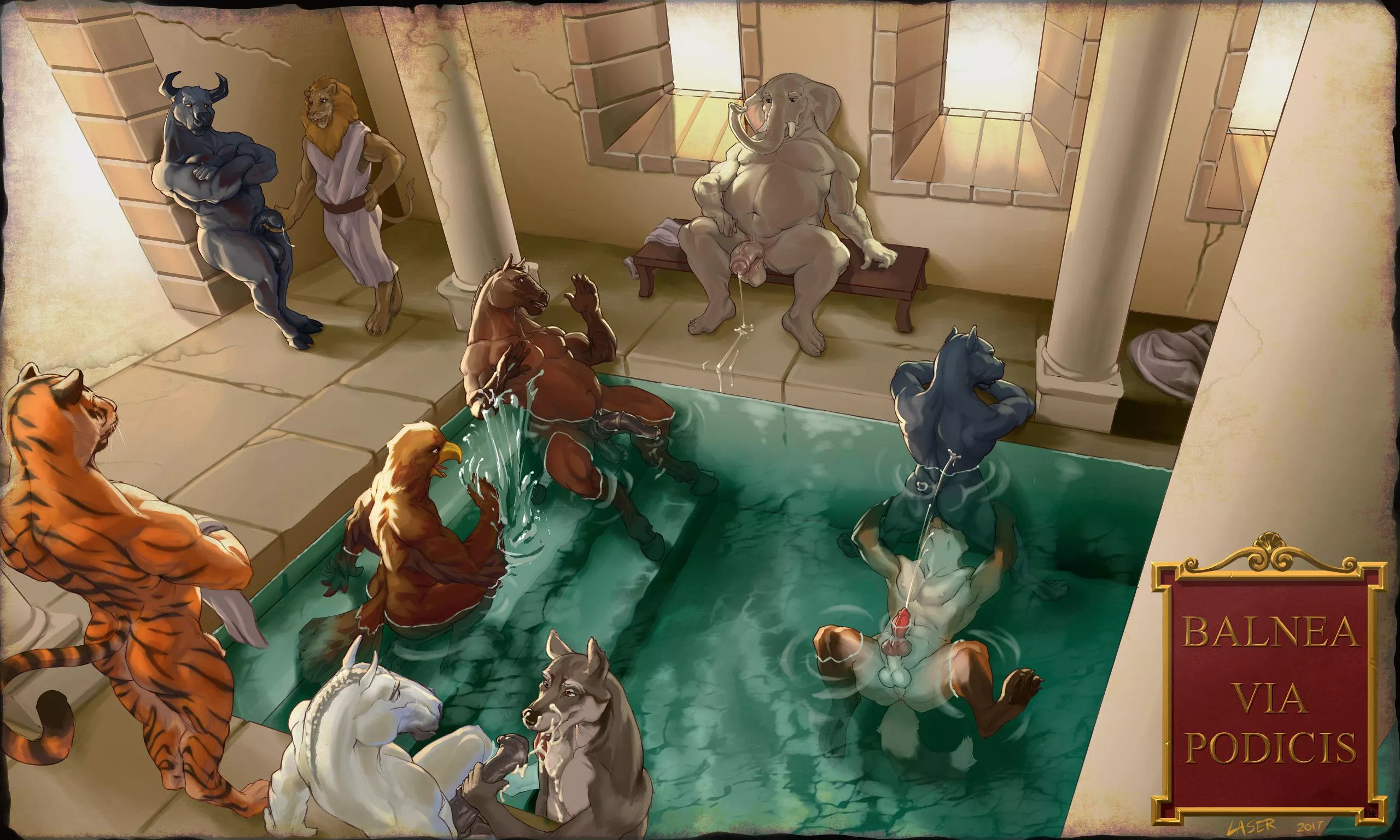 Roman baths (Laser) posted by TheGuyWhoDIdUrMom