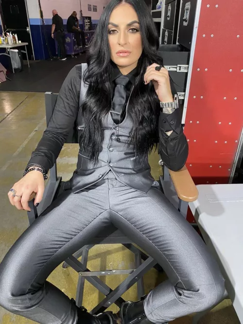 Sonya Deville as WWE official by BerrieMiah