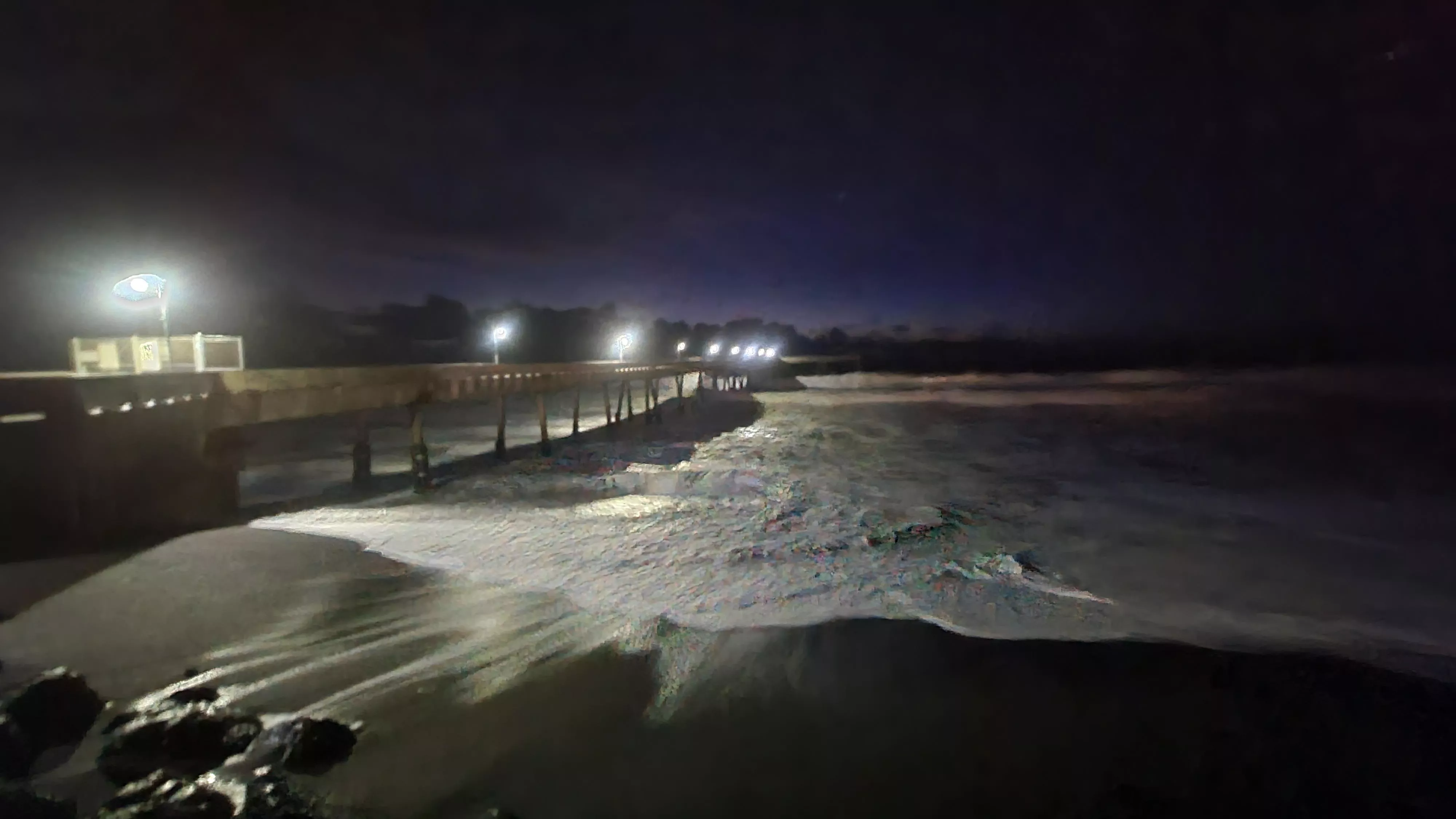 Stormy night on Sharp Park Beach Pacifica  posted by OT-415