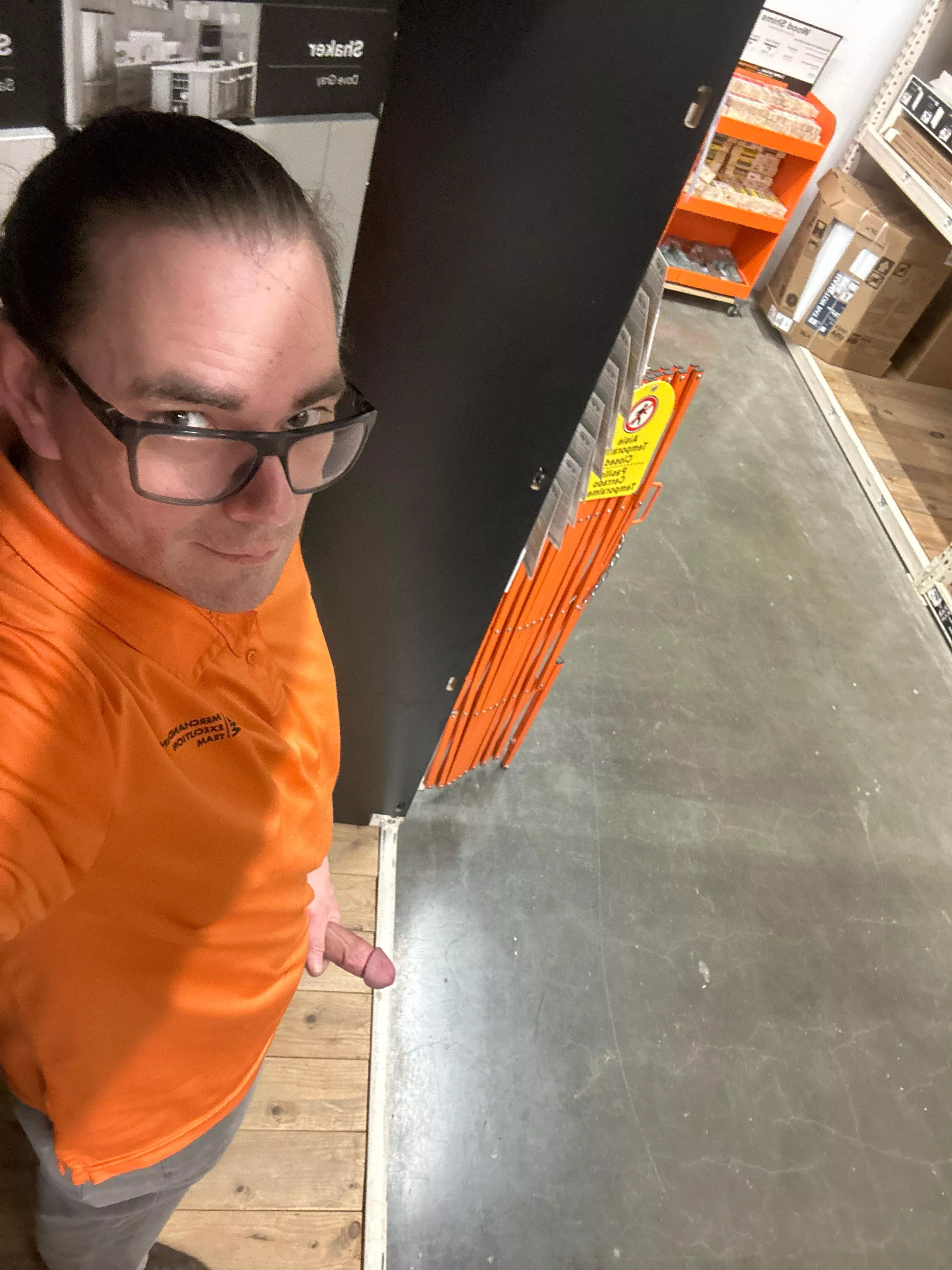 Waiting for lucky customer in the back aisles posted by AlertSatisfaction199