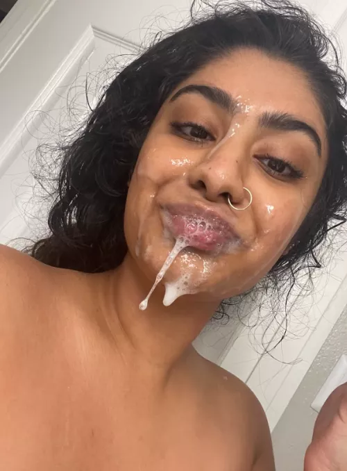 When you cum on my face, my pussy gets wet by Milk_Granular597