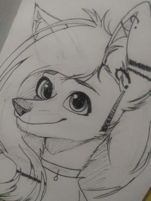 A quick doodle before going to bed ^^ (art by me) by PoppSoda