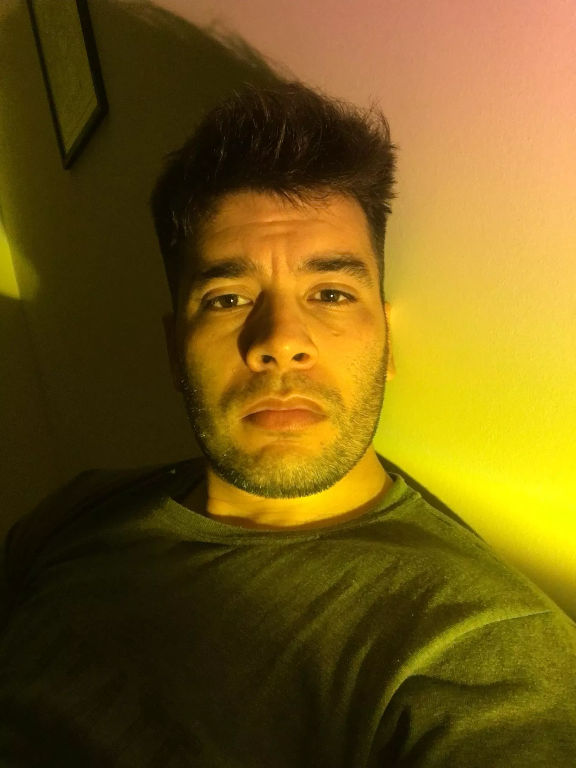 After years finally somebody gives me a sunset lamp 😂 Have a great weekend  posted by starker656