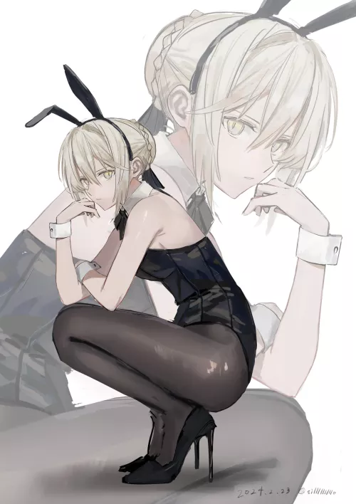 Bunny Saber Alter [F/GO] by CheetahSperm18