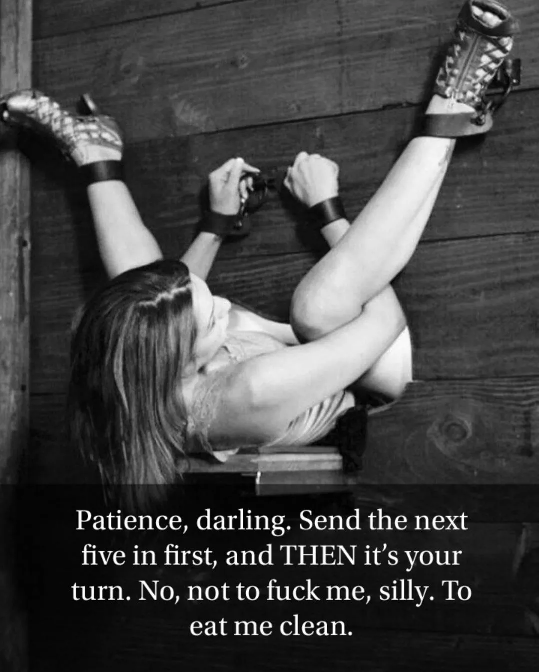 Happy to wait 😋 posted by biffa_b_