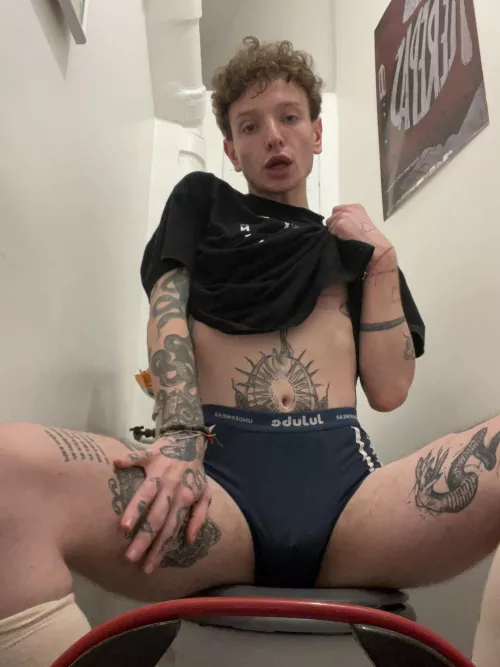 I made this photo in a public toilet. Your thoughts about this panties? by Internal-Spite5059