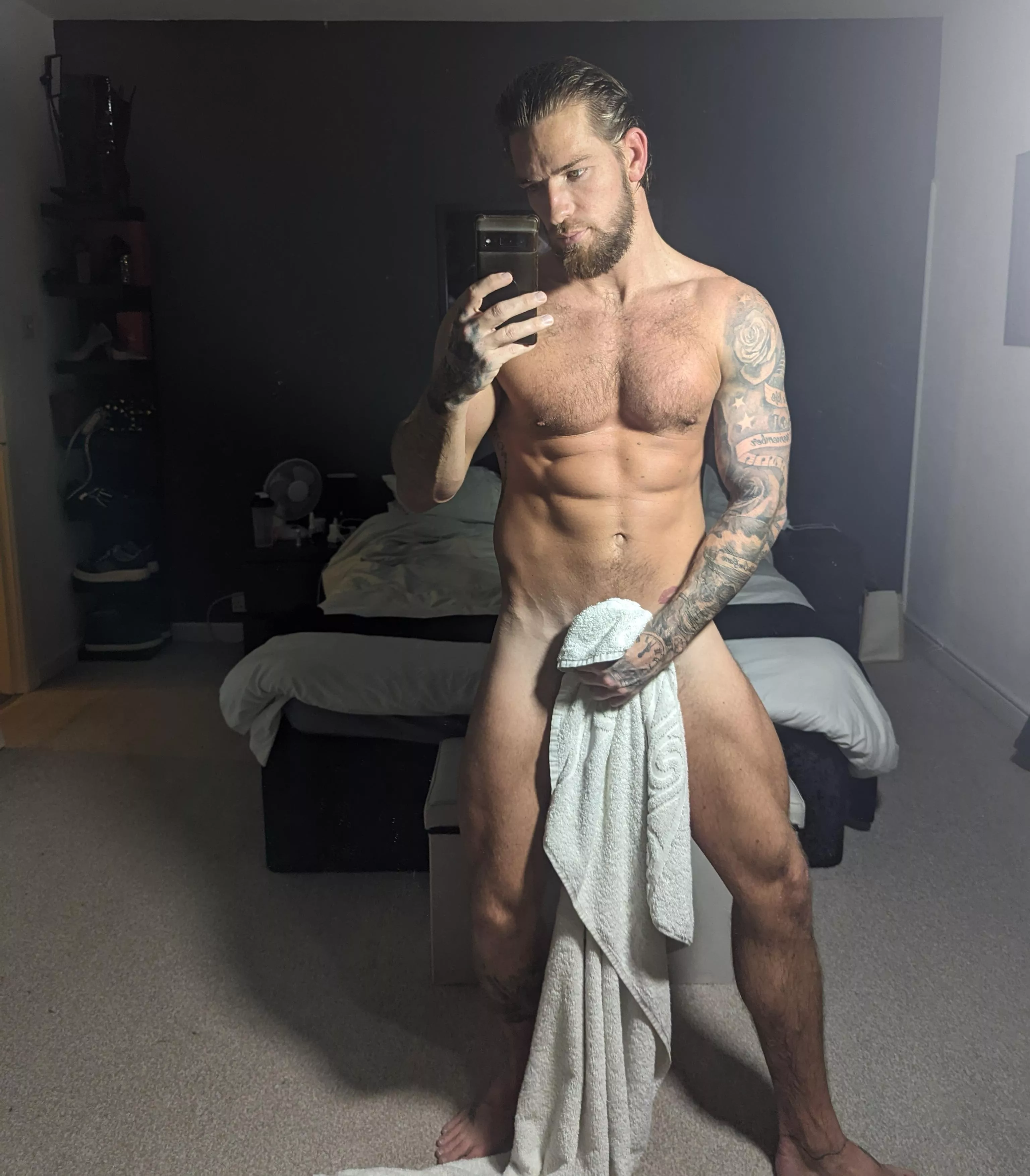 I'm all cleaned up for you  posted by sh_flex