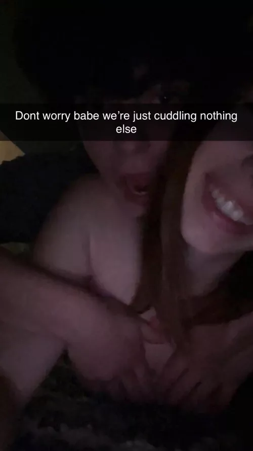 Just some innocent cuddling by Effective-Ad7261