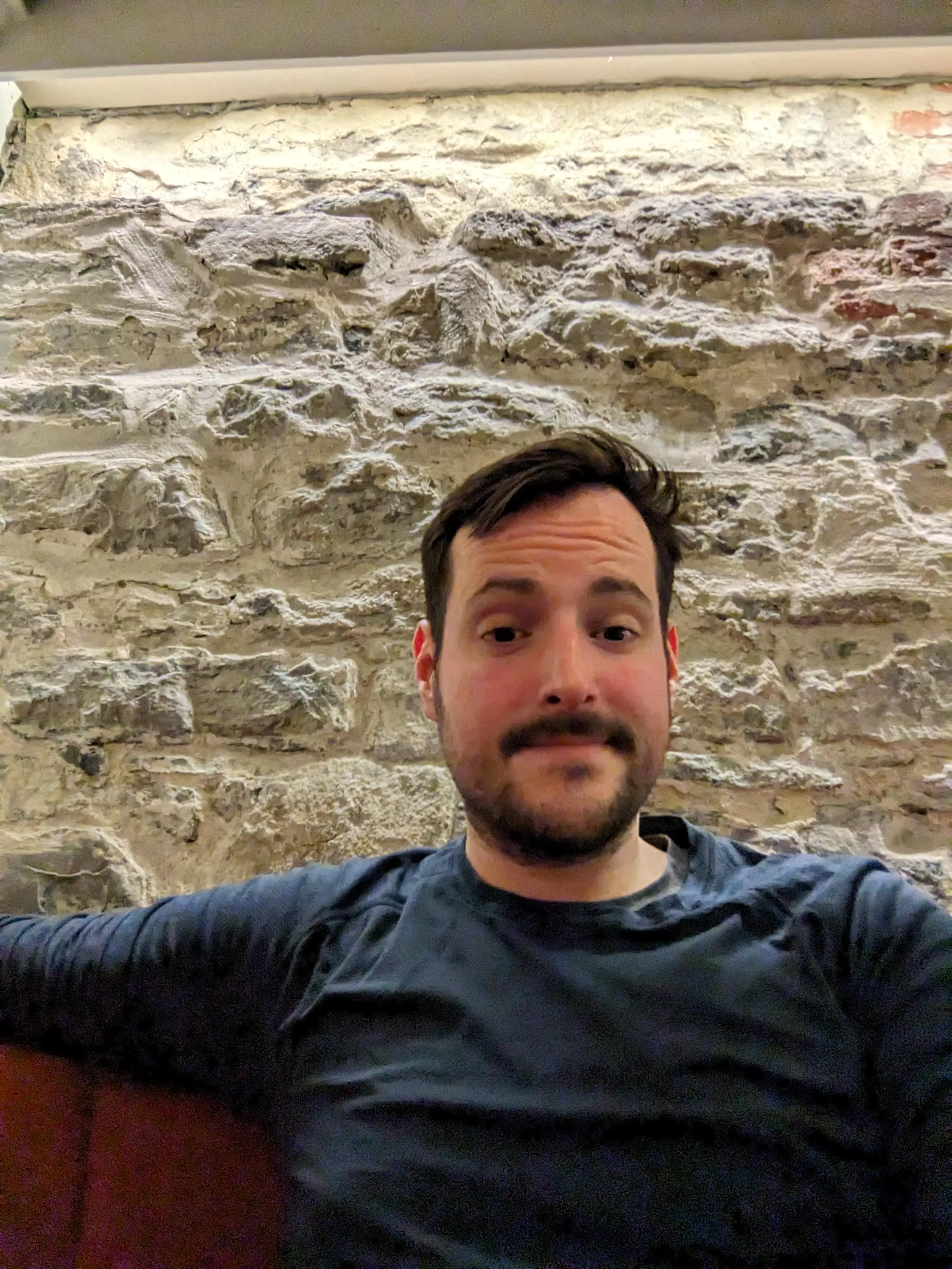 Just waiting for my friends to arrive  posted by sideways_hotdogs