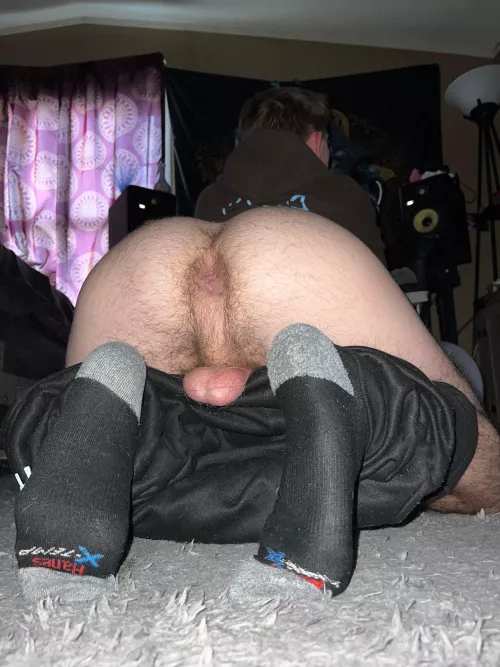 Lick my hole while you massage my balls? ;)  by Drakey2000OF