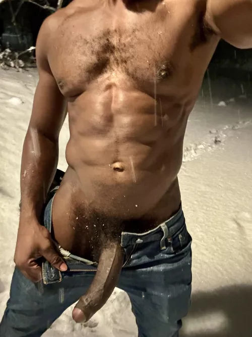 Love having fun in some fresh snow by Bk_pup