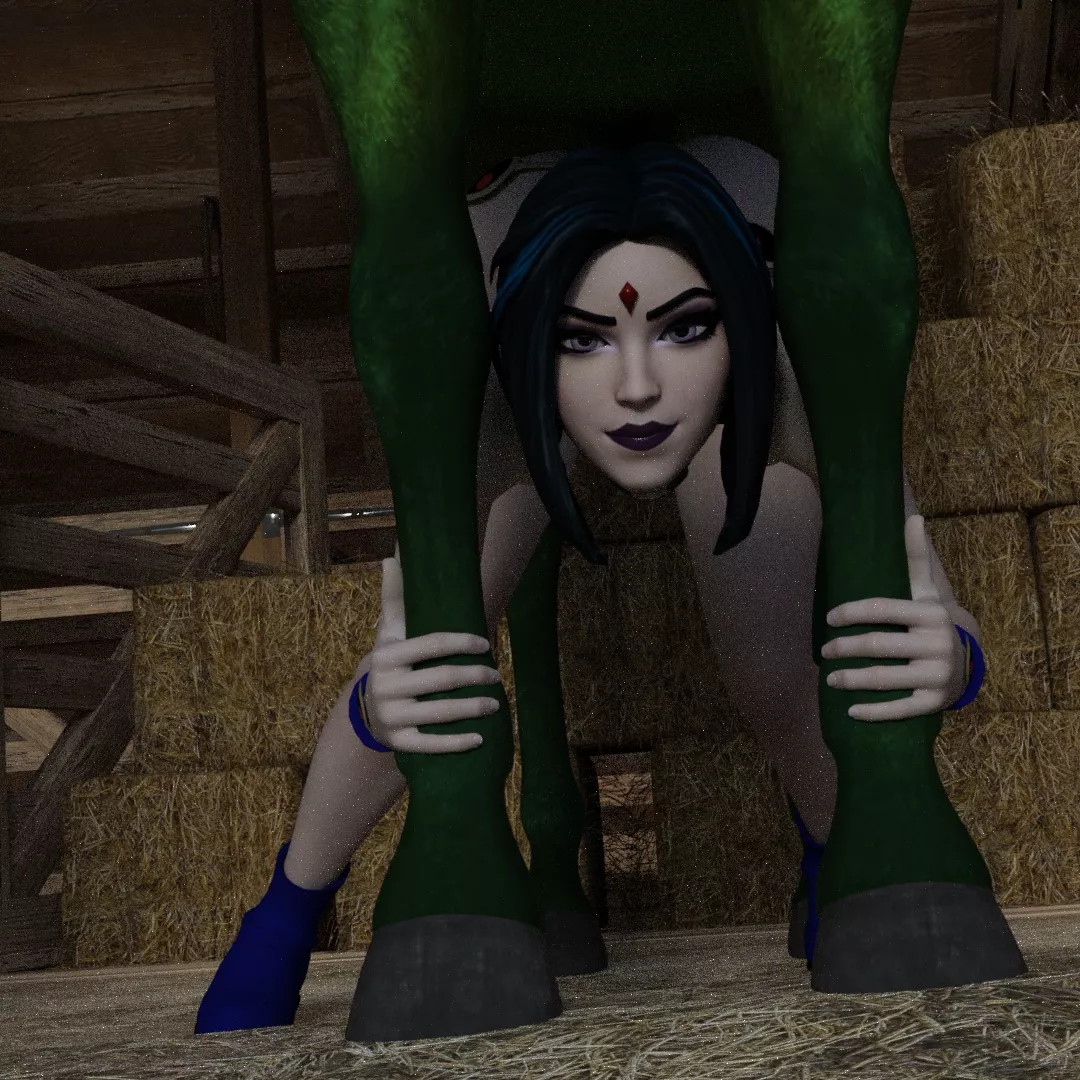 Raven's favourite Beast Boy form(shadowyartsdirty) posted by shadowyartsdirty