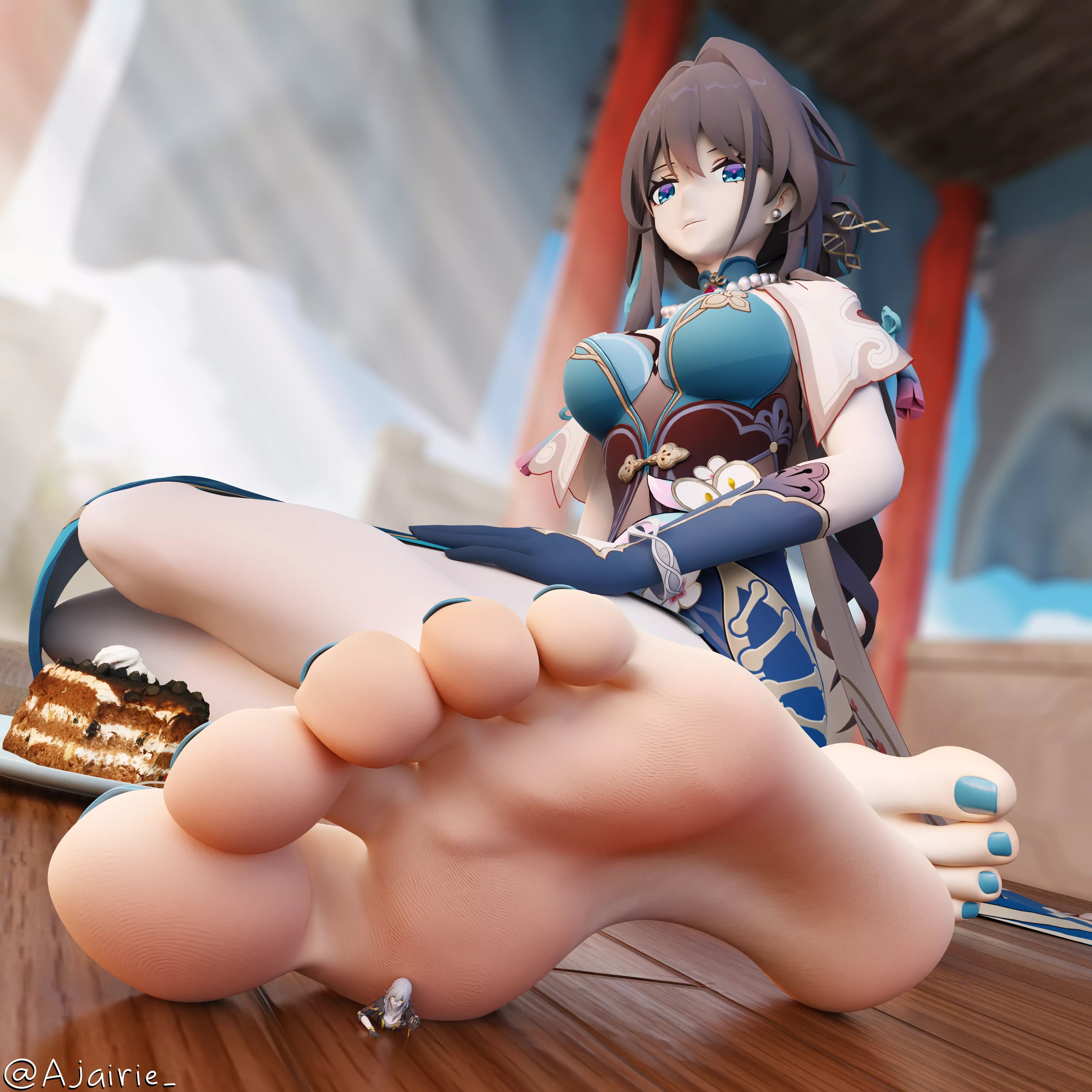 Ruan Mei's Experiment (Honkai: Star Rail) [Artist: Ajairie] posted by ComaOfSouls