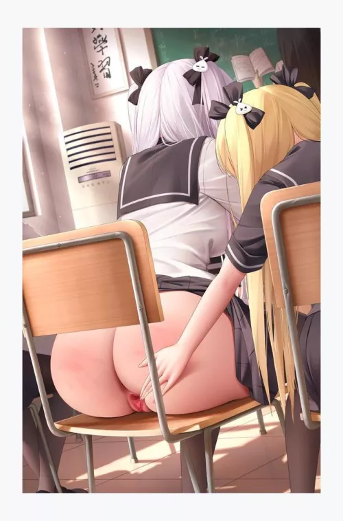 Spreading her friends pussy by Myla-Valdez396