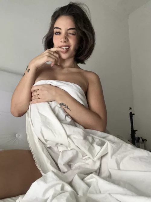 a wild Mexicana in her bed waiting for you to join by WRD72