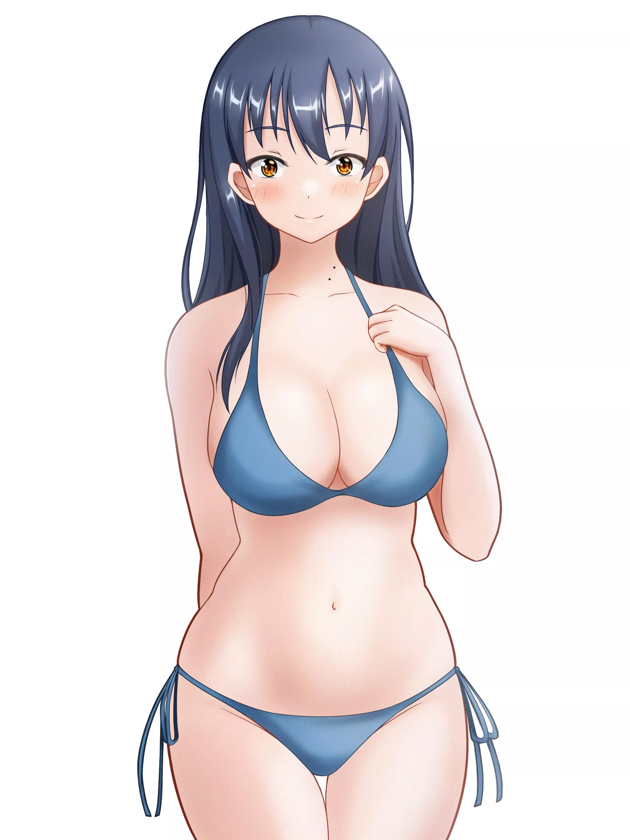 Anna Yamada's Blue Bikini  posted by Csxc