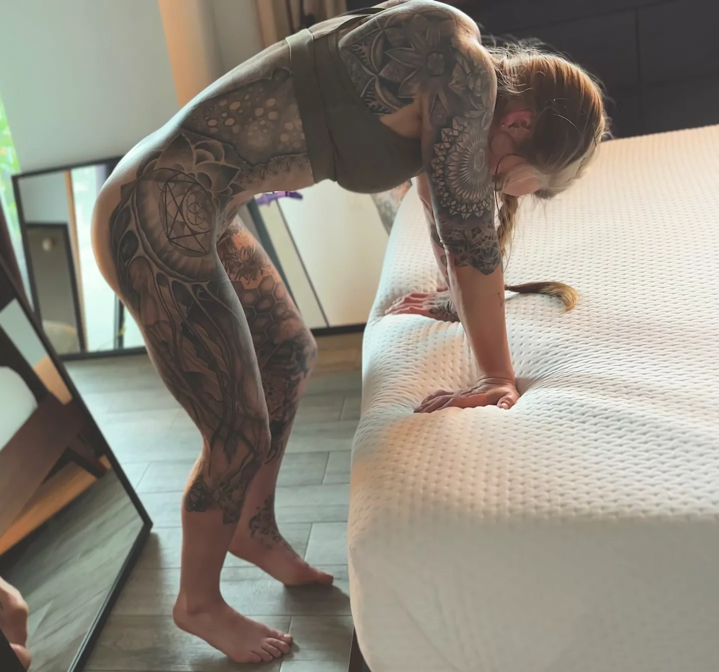 Did somebody order a fit chick with tattoos? posted by anneamor
