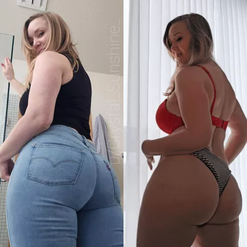 Do I look fuckable in and out of my jeans? [F50] by Crystal_Sunshine_