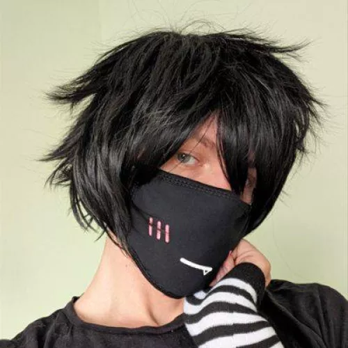 emo boy feels cute today~ 🖤 by xFemboypuppyy