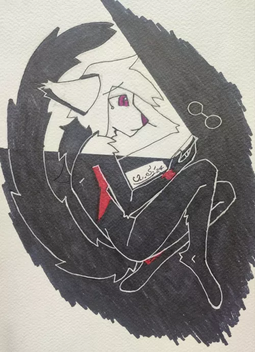 Idk what's up with my drawings anymore, the idea was much cooler than this- (by me-25/02/2024) by Dalek_Sath