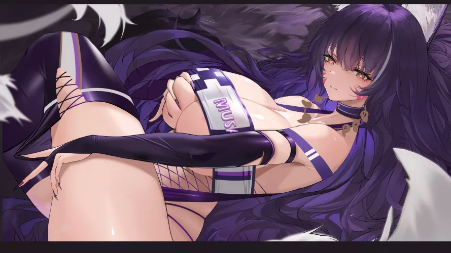 Lewd Musashi [Azur Lane] by Zewen_Senpai