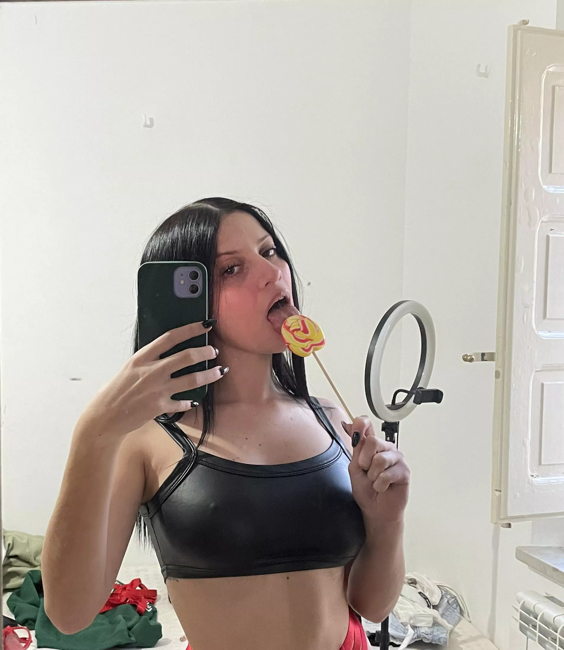 Looking sexy, while eating my Lolli-pops posted by OkAnybody1098