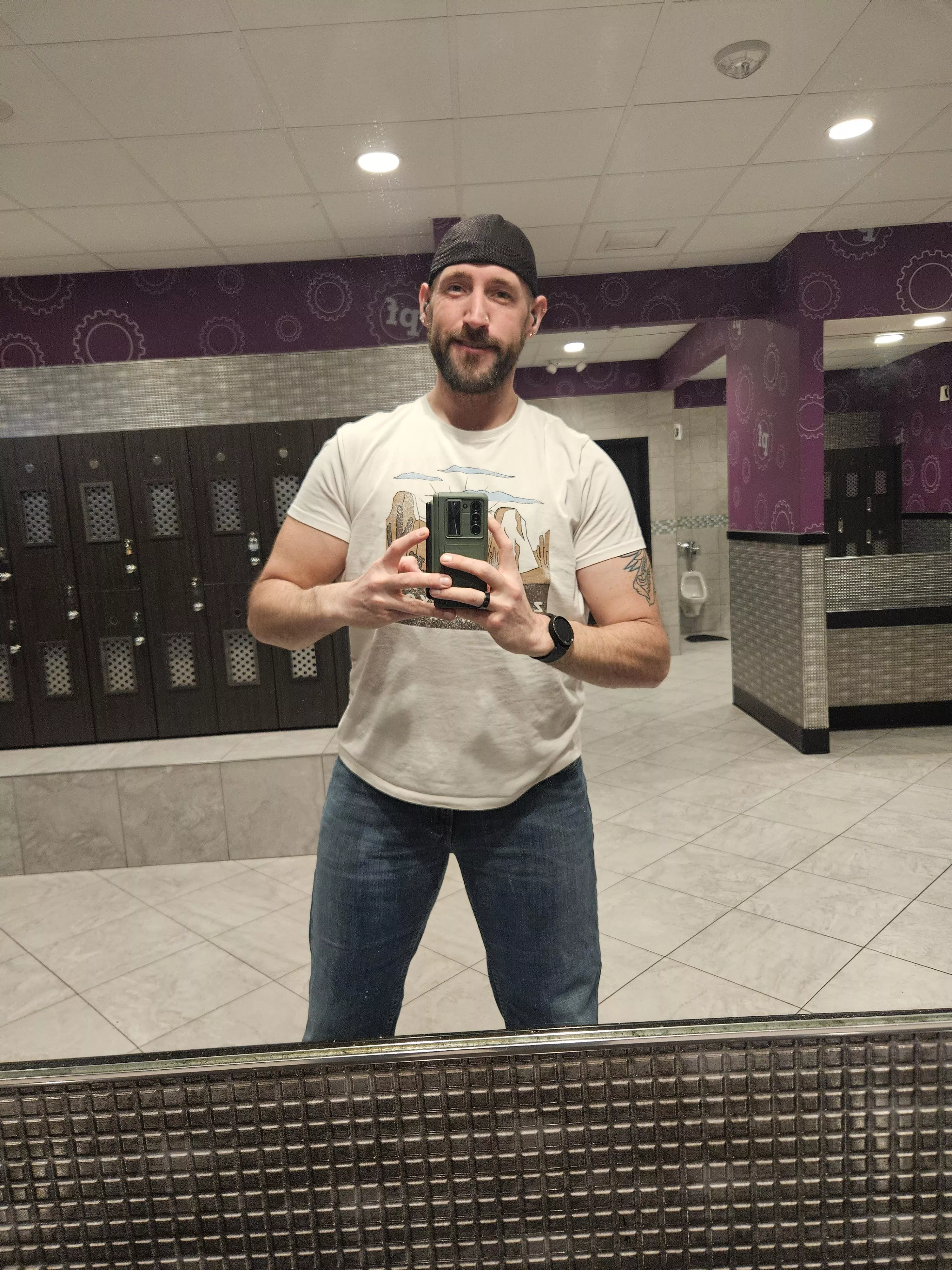 No flex. No long motivational post. Just a smile and a wish for you to have a great day.  posted by Ok-Property-2949