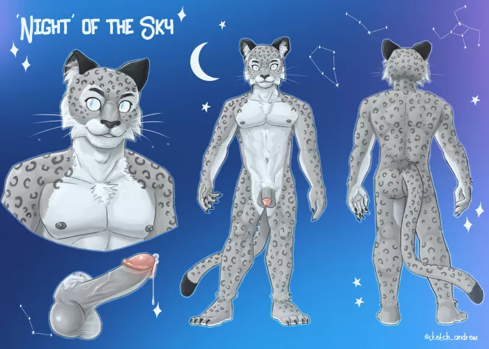 Sharing a furry reference sheet commission I did (Artist: Me @sketch_andrew on X) by FlamingoImportant675