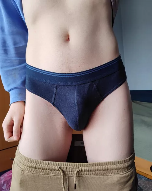Tried new briefs today by NudeLucifer