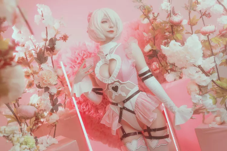 2b from Nier automata  by michi_kyunn Costume design by princess_ailish by michi_kyunn