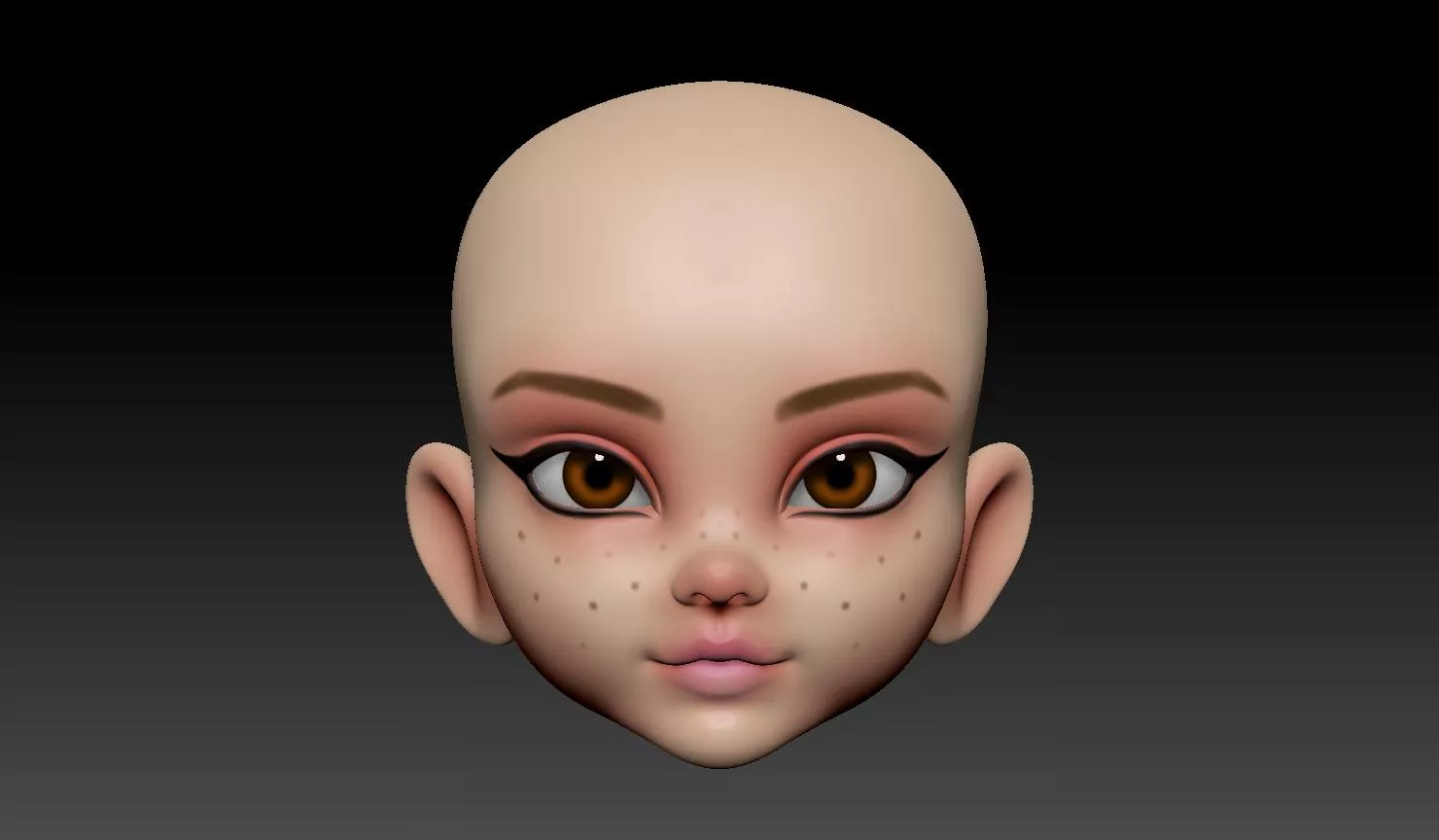Anime E-Girl Doll Head Sculpt posted by Digoth_Sel