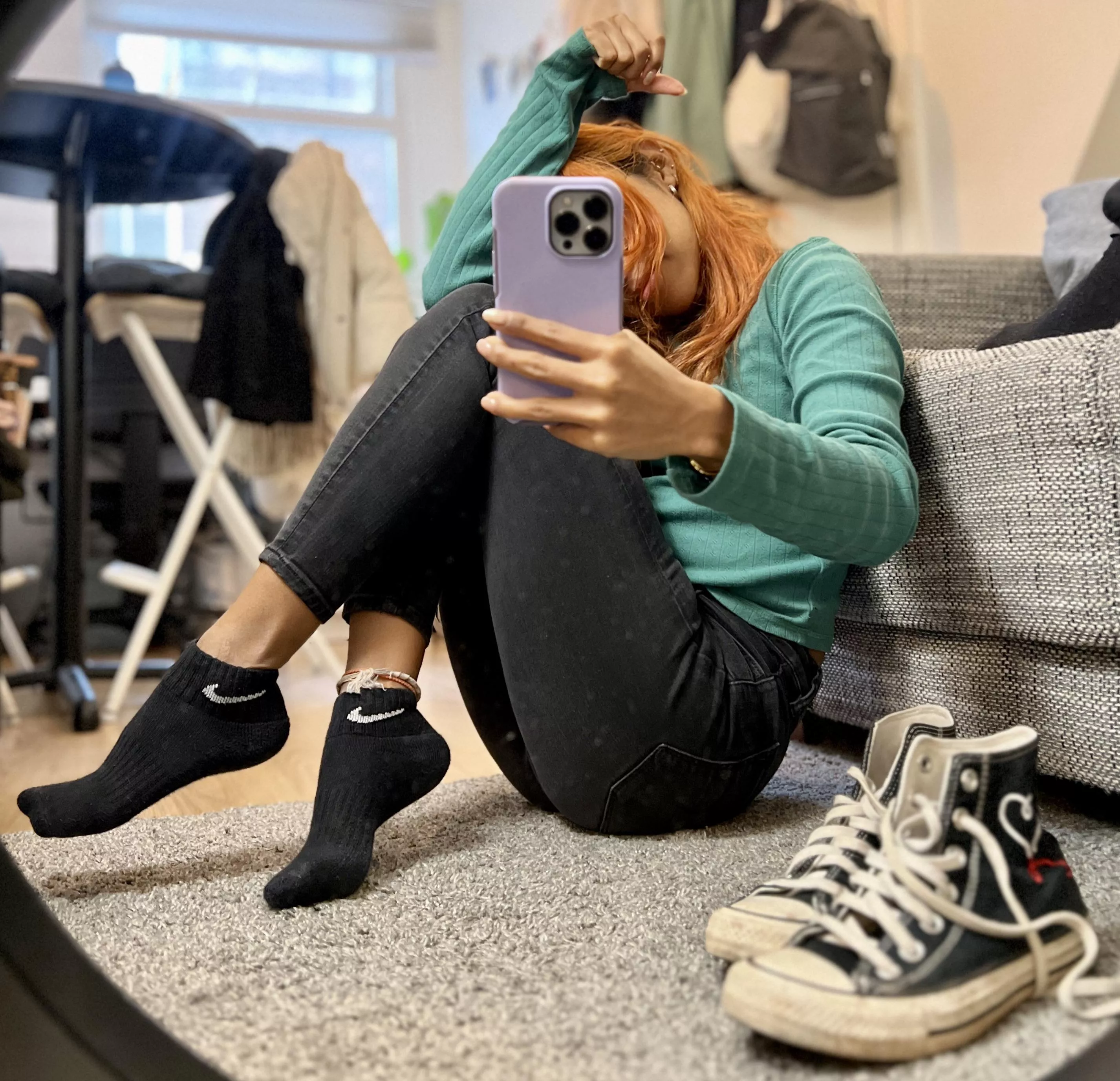 Any Nike and Converse lovers? 😈 posted by isa_stillsinning